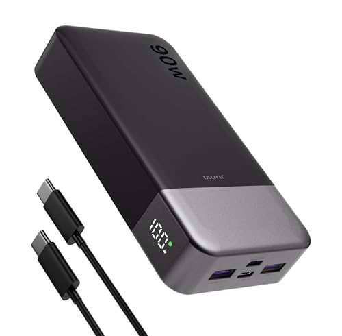 JUOVI JUOVI Laptop Power Bank 90W 20000mAh Portable Charger — Controls and everyday operation
