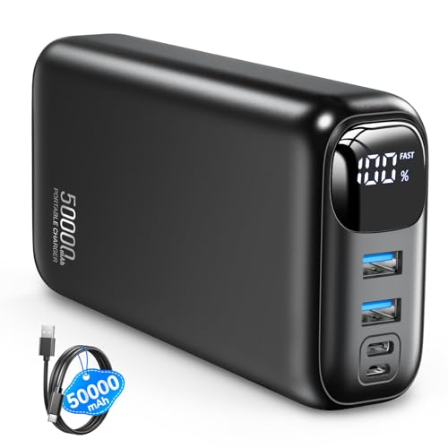 OHOVIV Portable Charger Power Bank 50000mAh,PD 22.5W Battery Pack