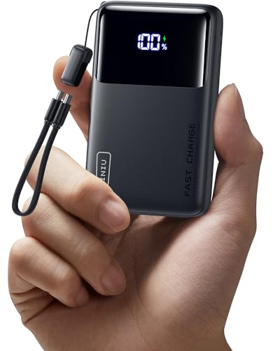 INIU Power Bank, Compact 10000mAh 45W PD Fast Charging Portable Charger