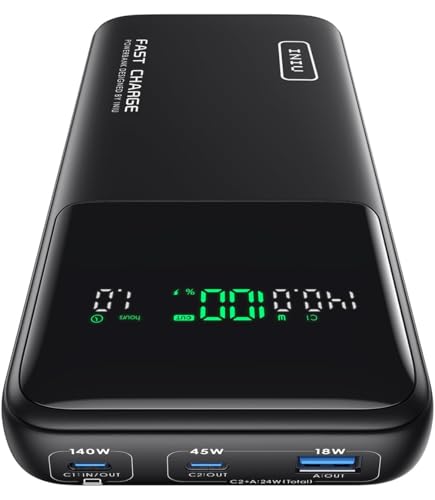 INIU INIU 140W Laptop Power Bank, Flight-Safe 27000mAh High Capacity P — Key specifications at a glance