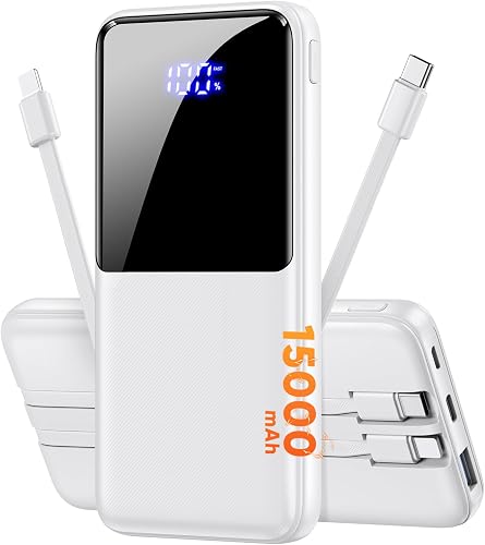 Portable Charger Power Bank, 50% Larger Capacity 15000mAh Battery Pack — How the options on this page compare